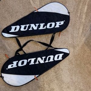 2 Dunlop Youth Tennis Racket Raquet Aerogel Carry Storage Cases Zipper Pocket 🎾